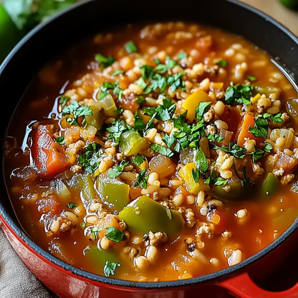 Stuffed Pepper Soup