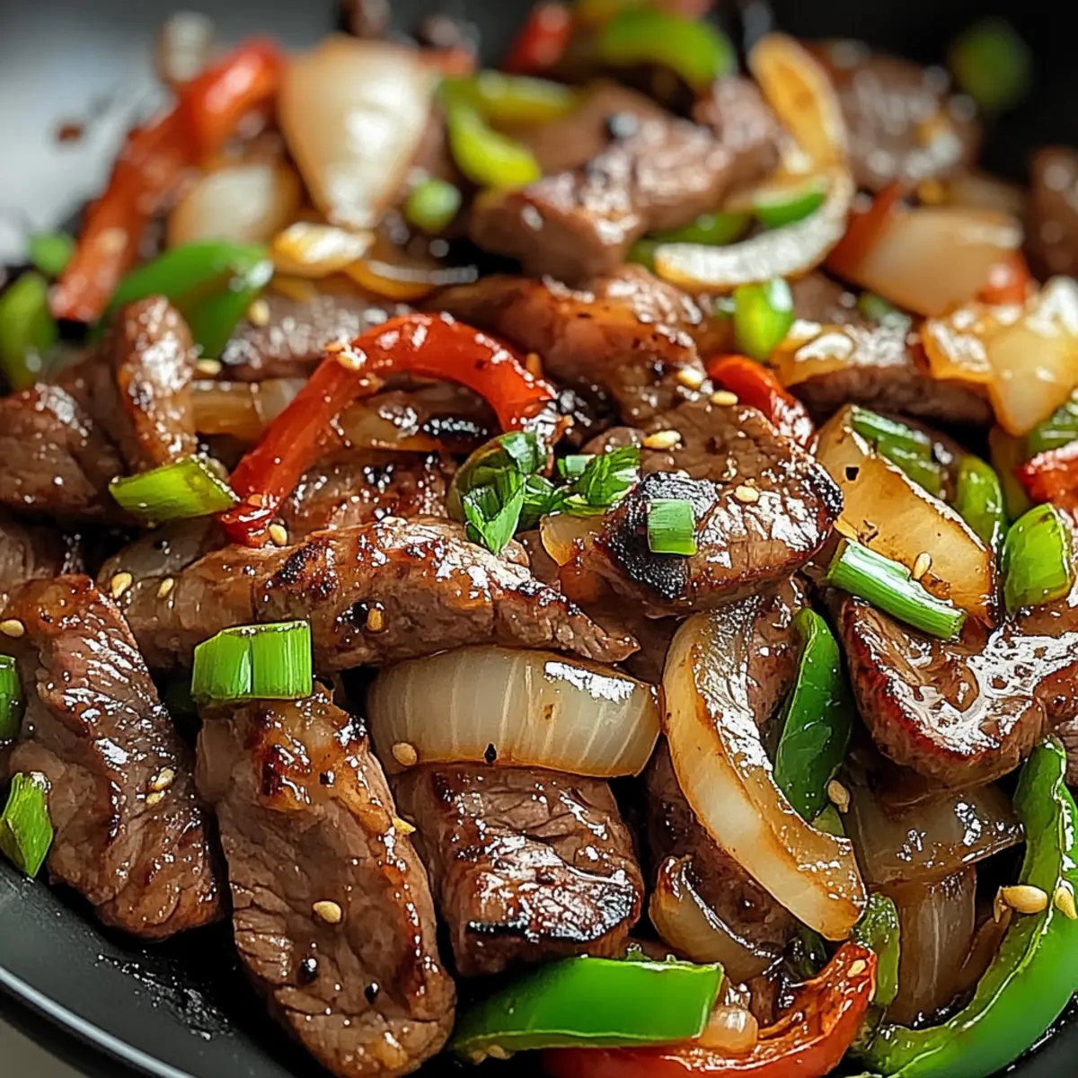 Chinese Pepper Steak with Onions