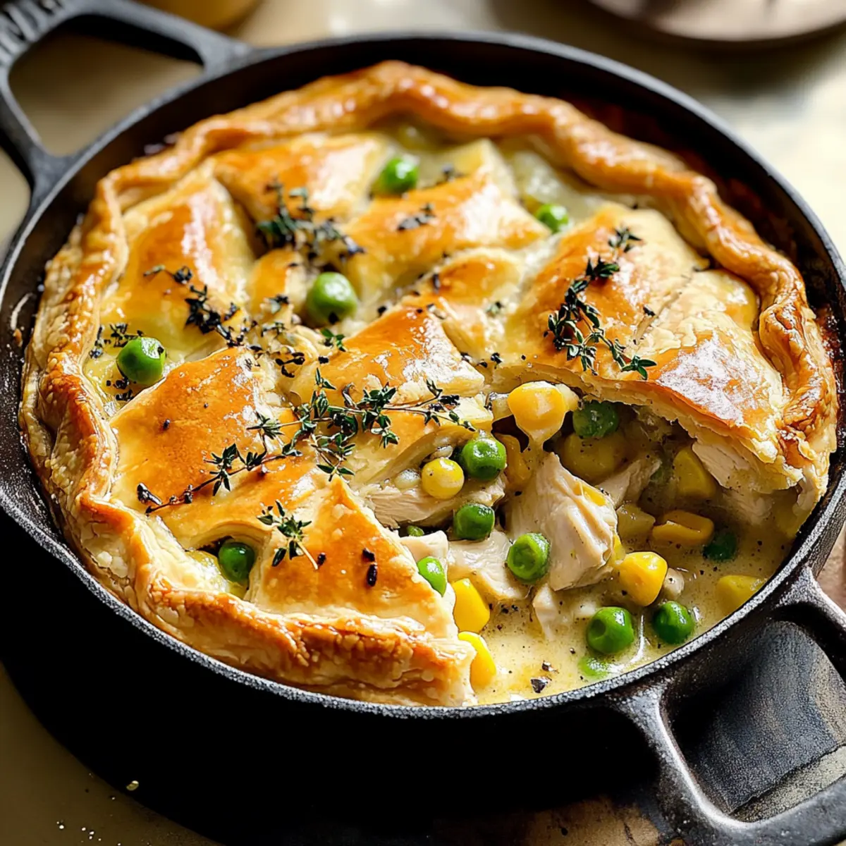 Skillet Chicken Pot Pie