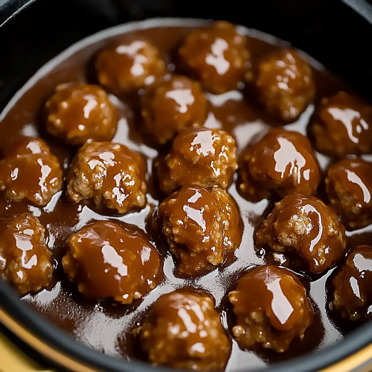 Easy Slow Cooker Salisbury Steak Meatballs Recipe for Dinner