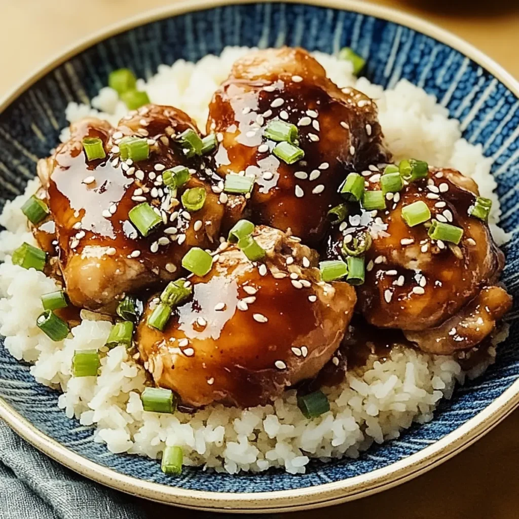 Delicious Shoyu Chicken Thighs with Ginger Soy Glaze Recipe