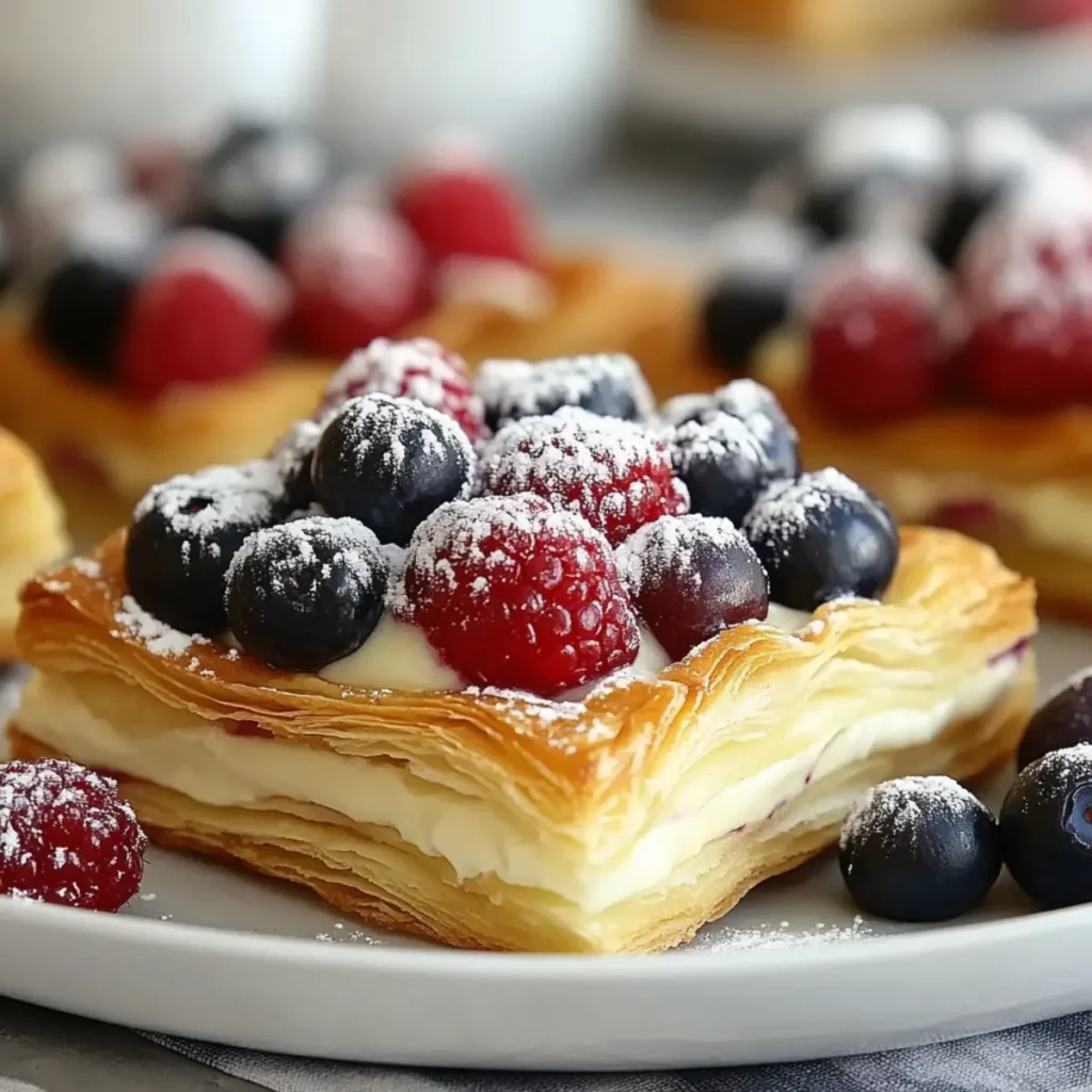 Berry Custard Pastries