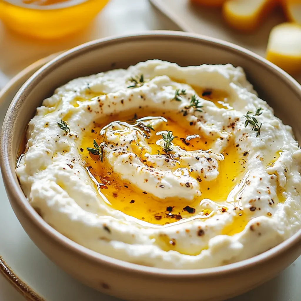 Ricotta Dip with Hot Honey