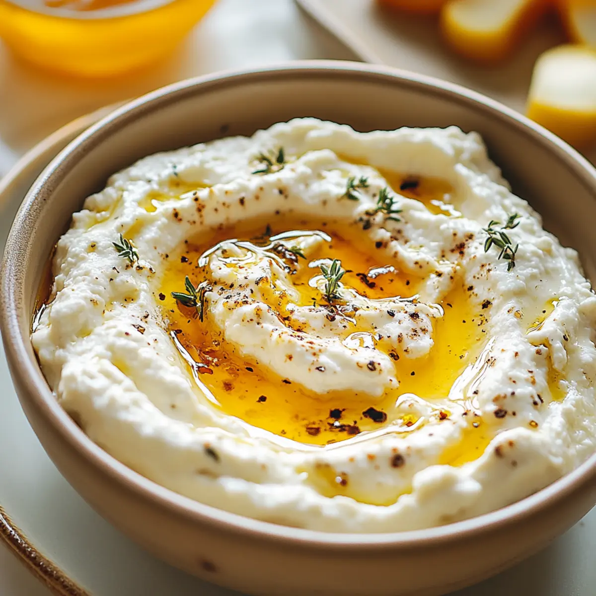 Ricotta Dip with Hot Honey