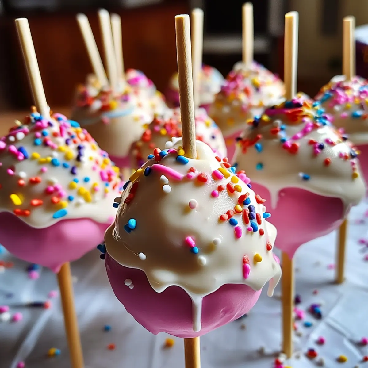 Ice Cream Style Cake Pops
