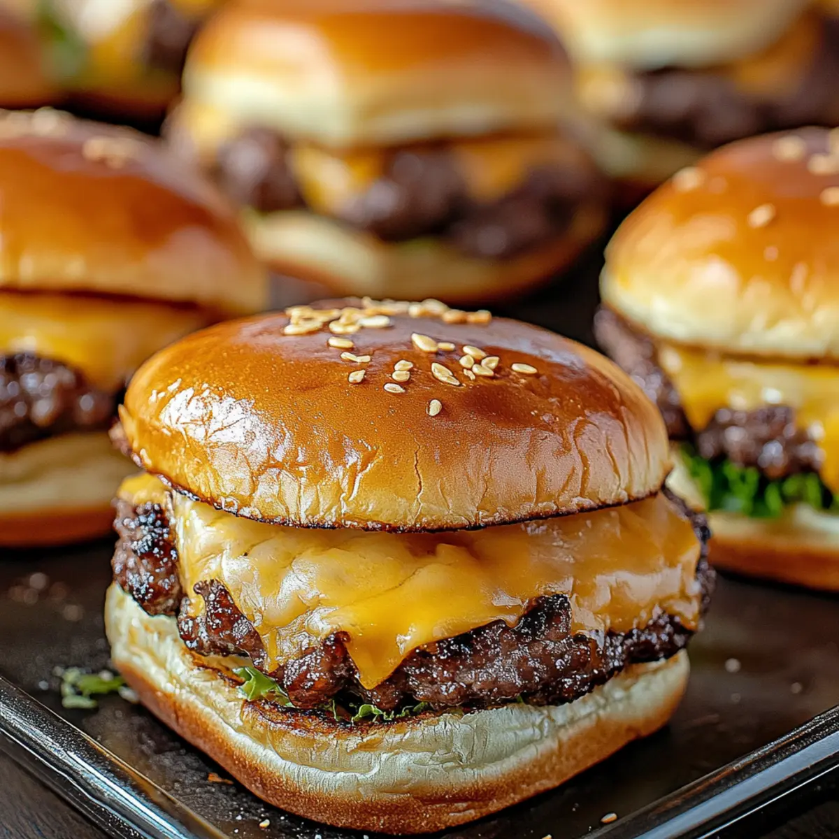 Juicy Cheeseburger Sliders