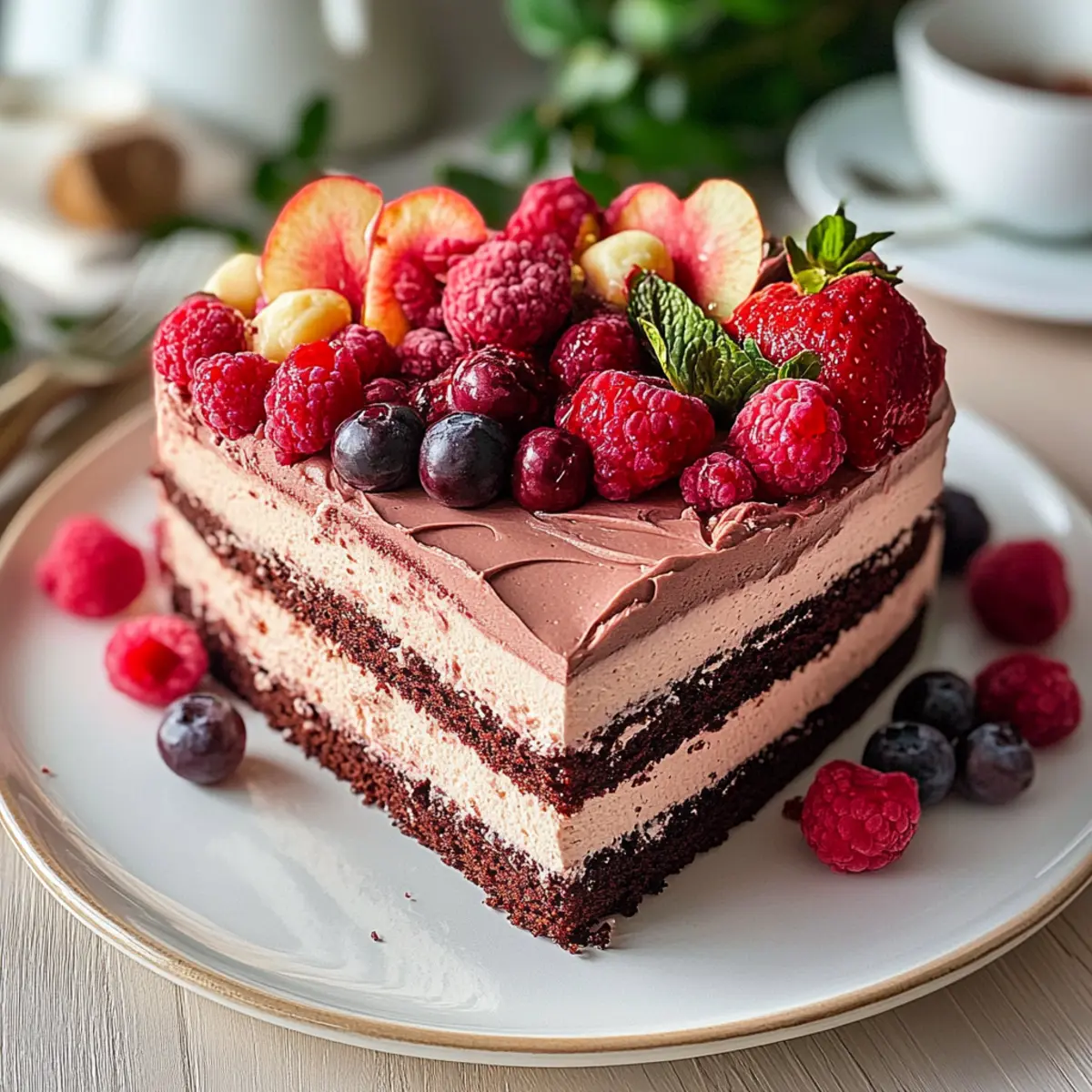 Vegan Heart Shaped Cake