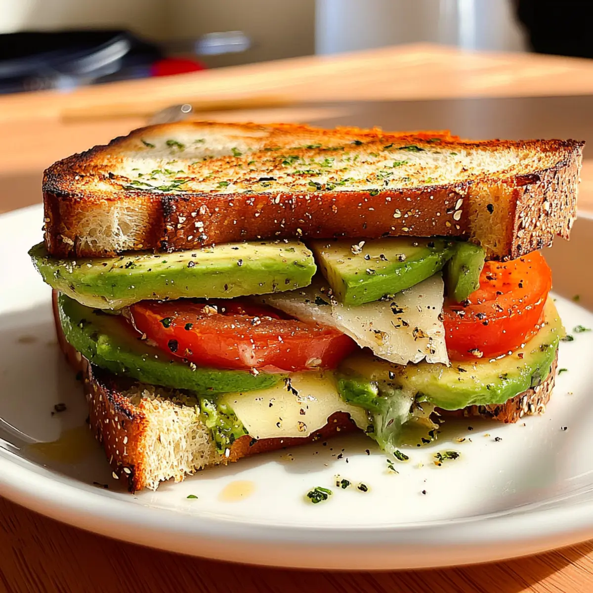 Tomato Avocado Melt