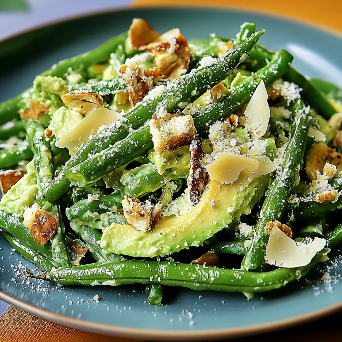 Avocado Caesar Green Beans
