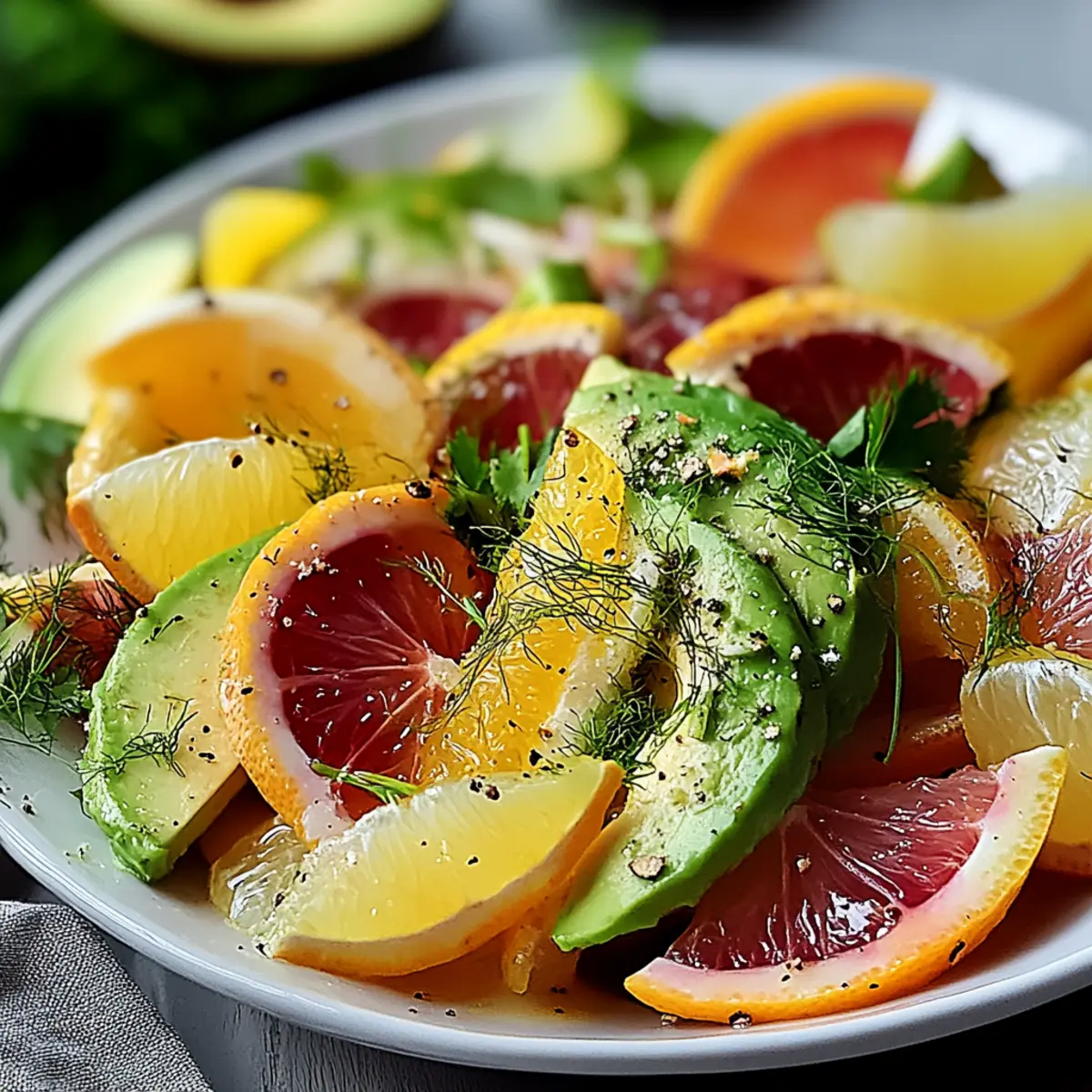 Citrus Fennel Avocado Salad