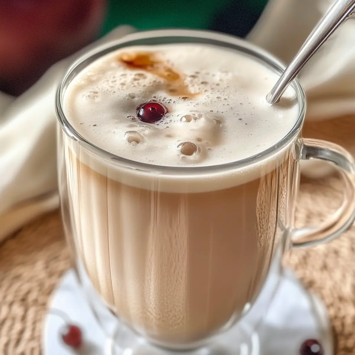 Cherry Vanilla Tea Latte