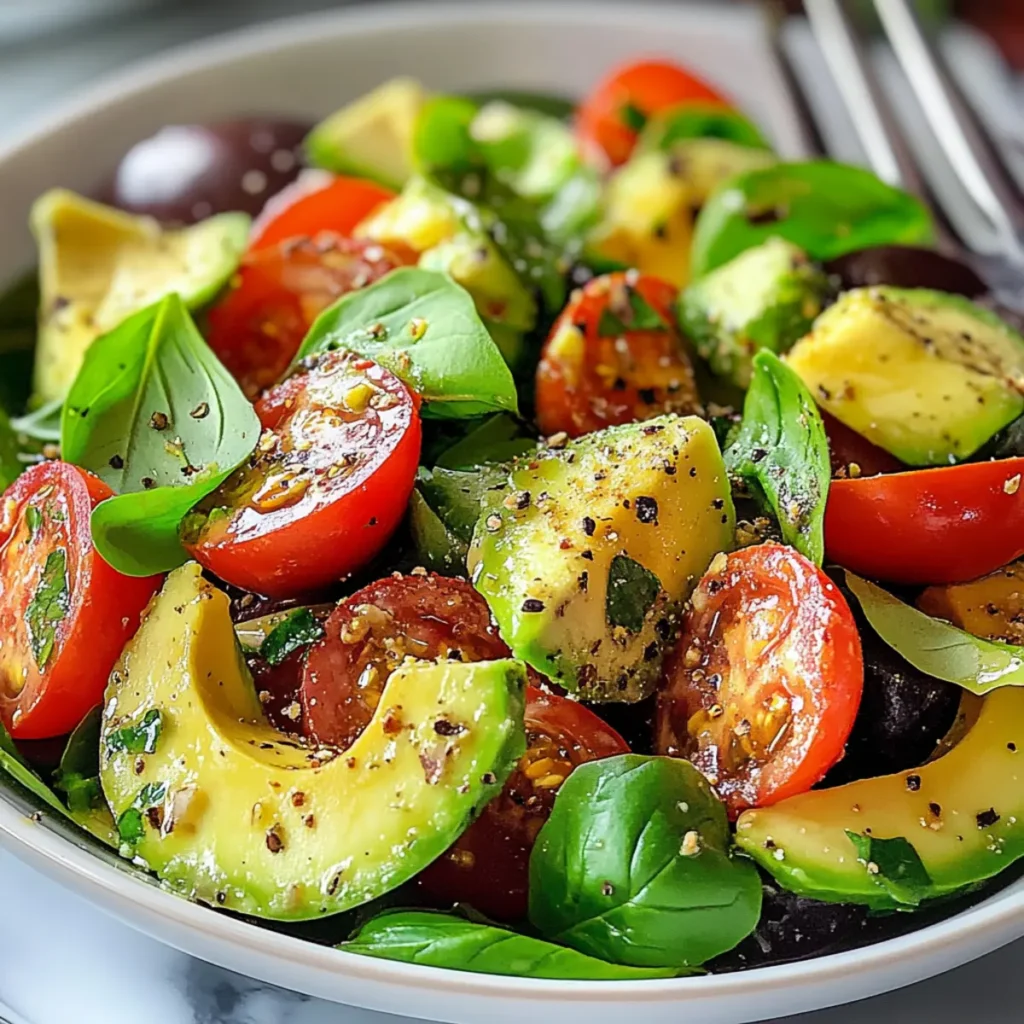 Mediterranean Avocado Salad