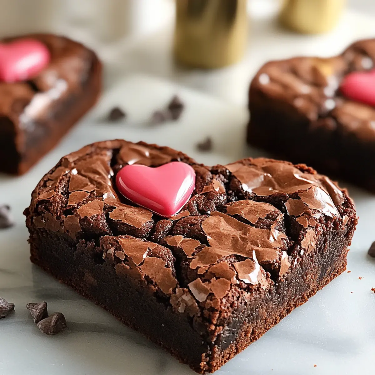 Heart Shaped Brownies