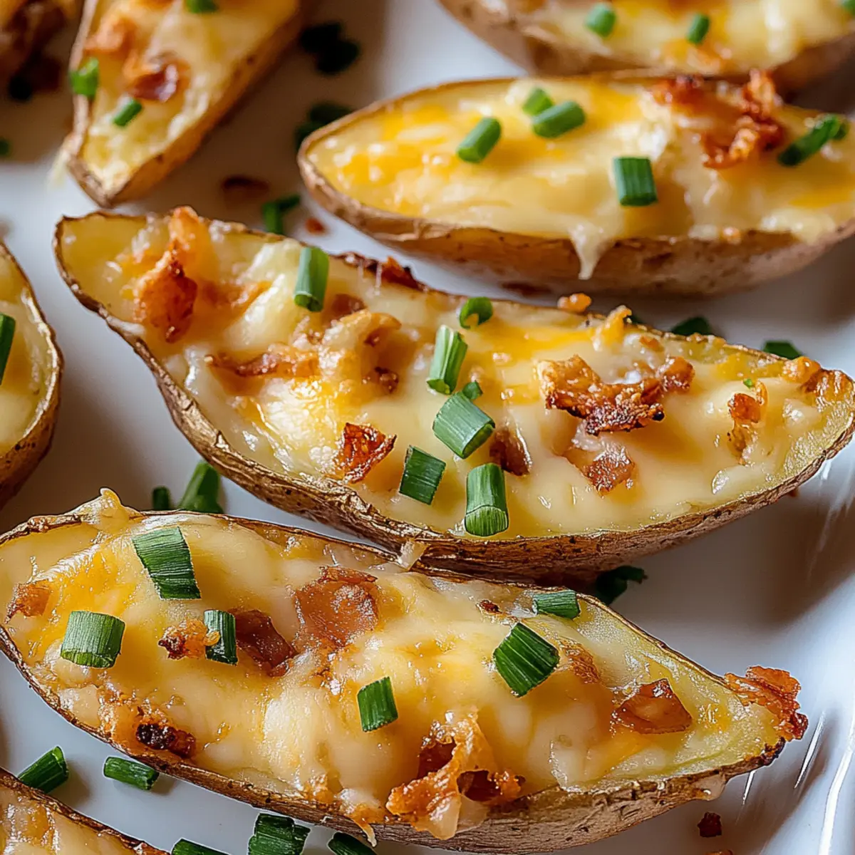 Cheesy Potato Skins Delight