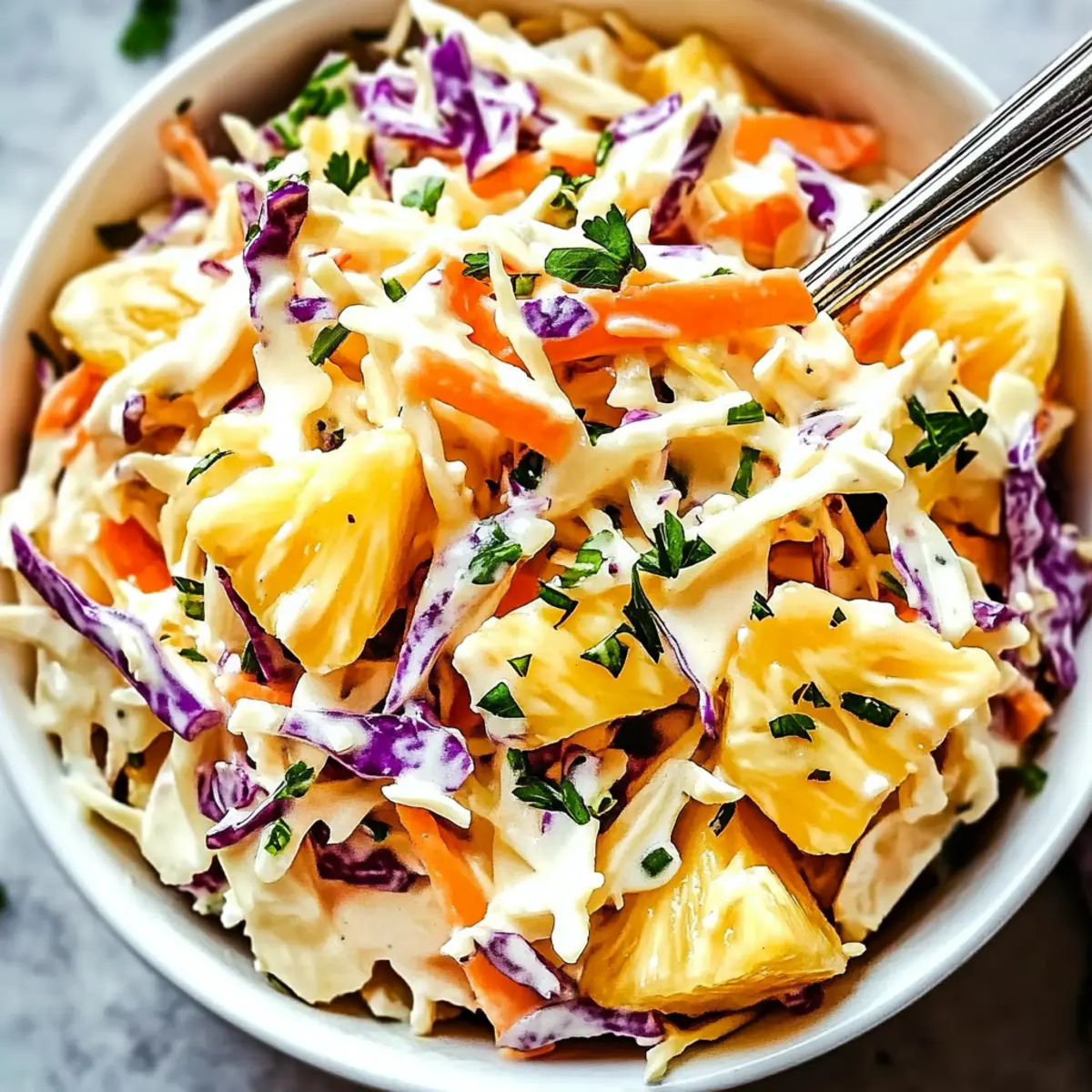 Delicious Hawaiian Pineapple Coleslaw Recipe for Summer BBQs
