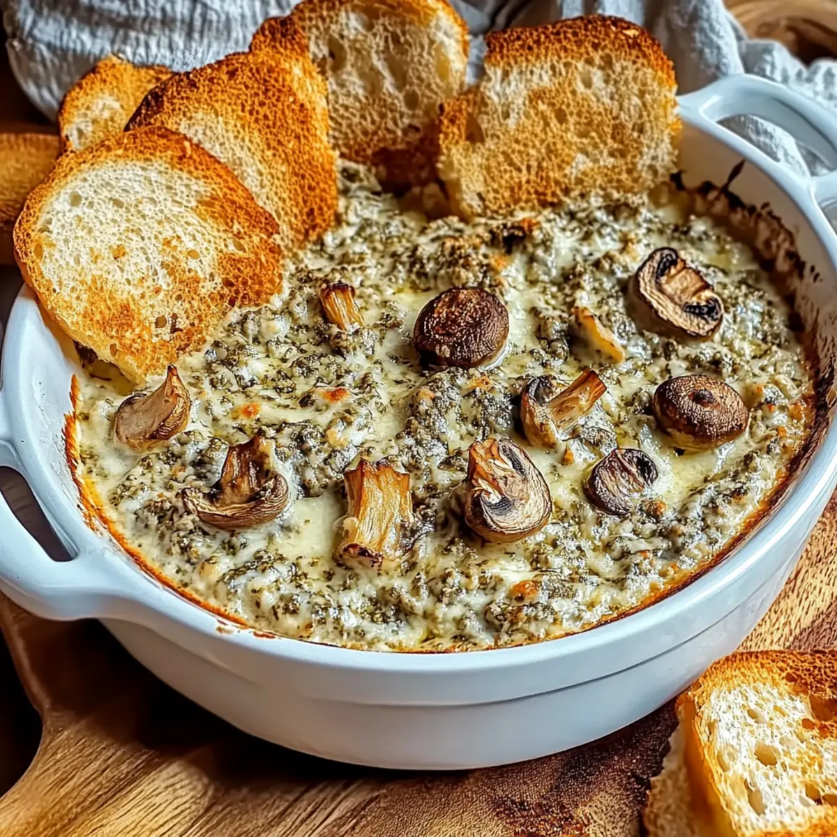 Stuffed Mushroom Dip