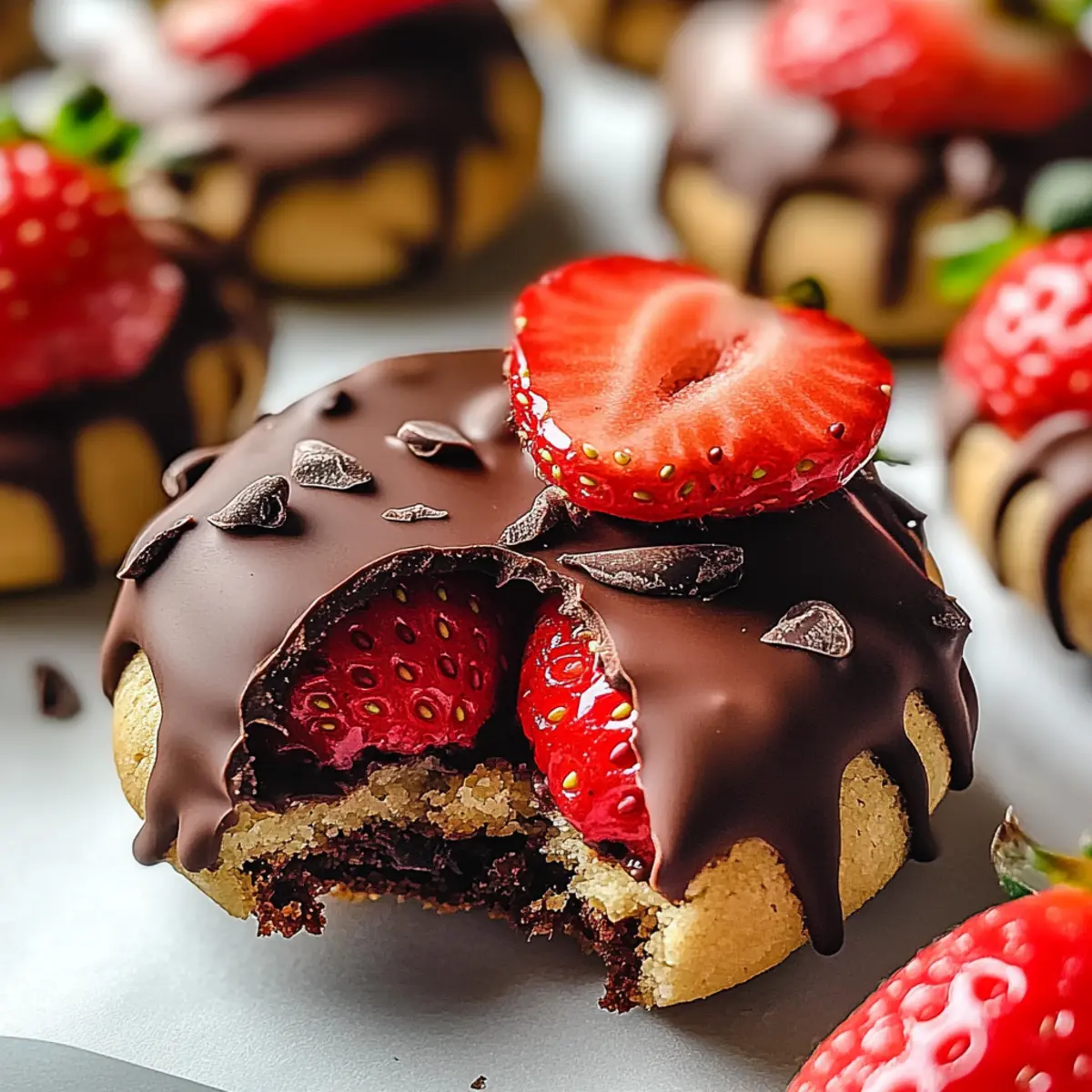Chocolate Covered Strawberry Cookies