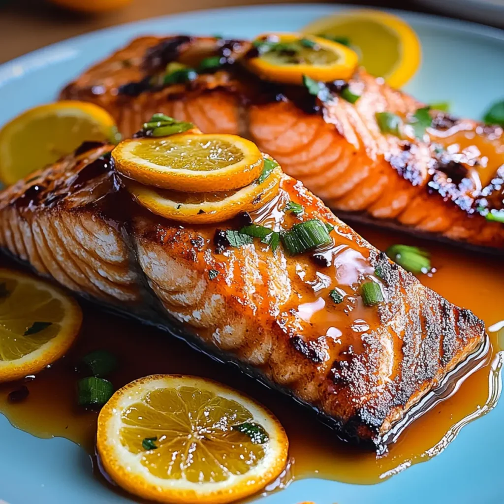 Orange Glazed Salmon