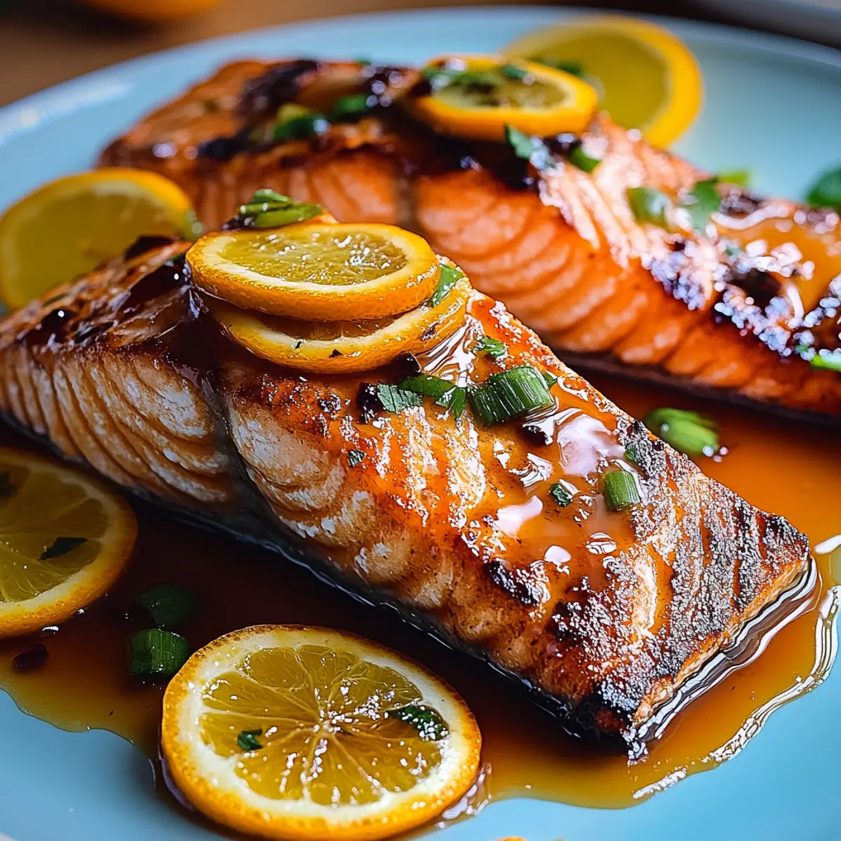 Orange Glazed Salmon